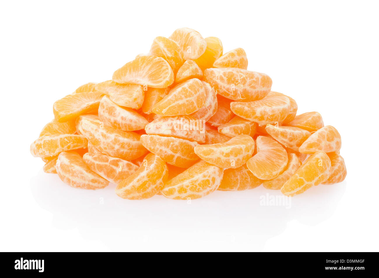 Il mandarino o mandarino heap di segmenti Foto Stock