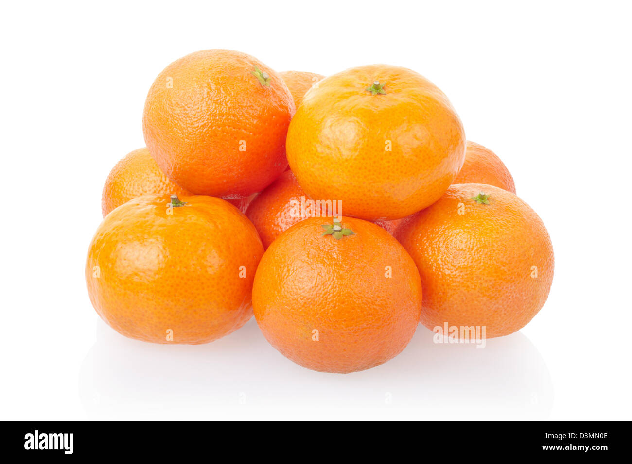 Mandarino, arancione heap di frutta Foto Stock