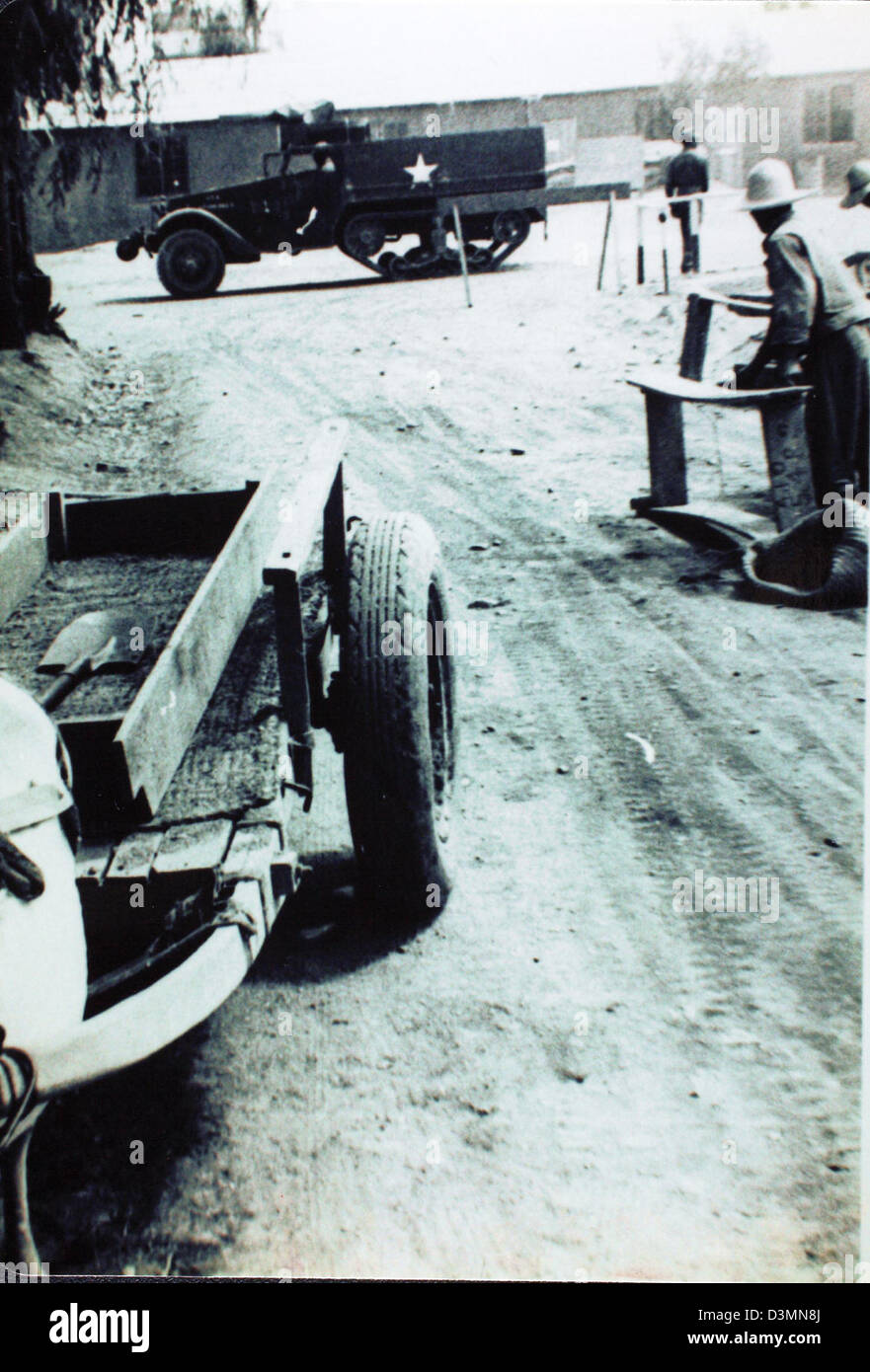 Questa foto della guerra di Corea (1950-1954) fornisce una potente rappresentazione visiva del conflitto, catturando le operazioni militari chiave e gli aerei utilizzati durante la guerra. Foto Stock