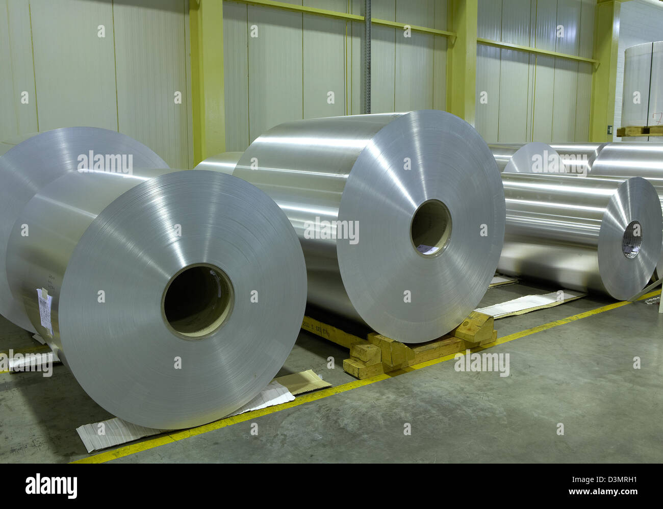 Hermsdorf, Germania, sul piano di produzione della confezione a sfera Europe GmbH Foto Stock