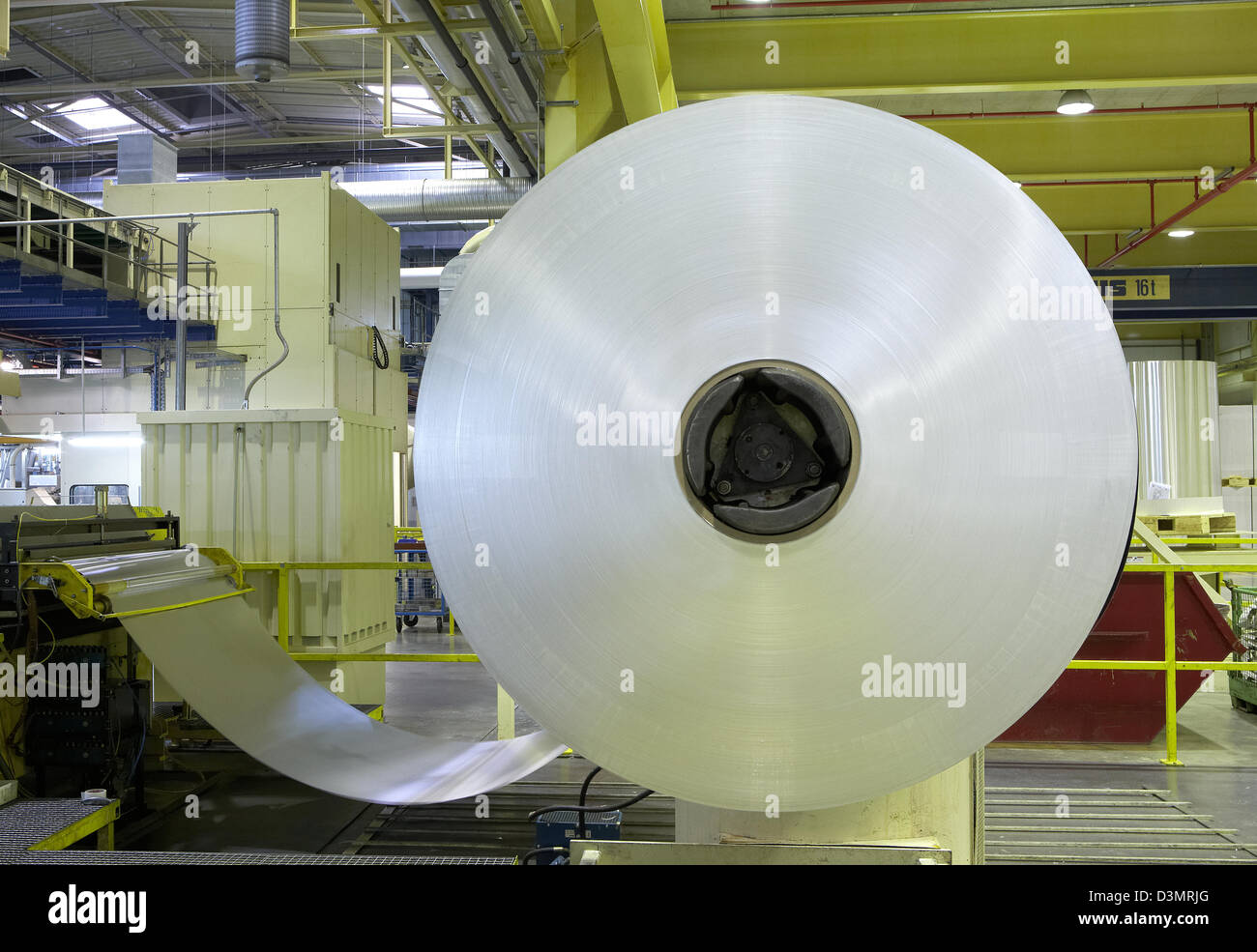 Hermsdorf, Germania, sul piano di produzione della confezione a sfera Europe GmbH Foto Stock