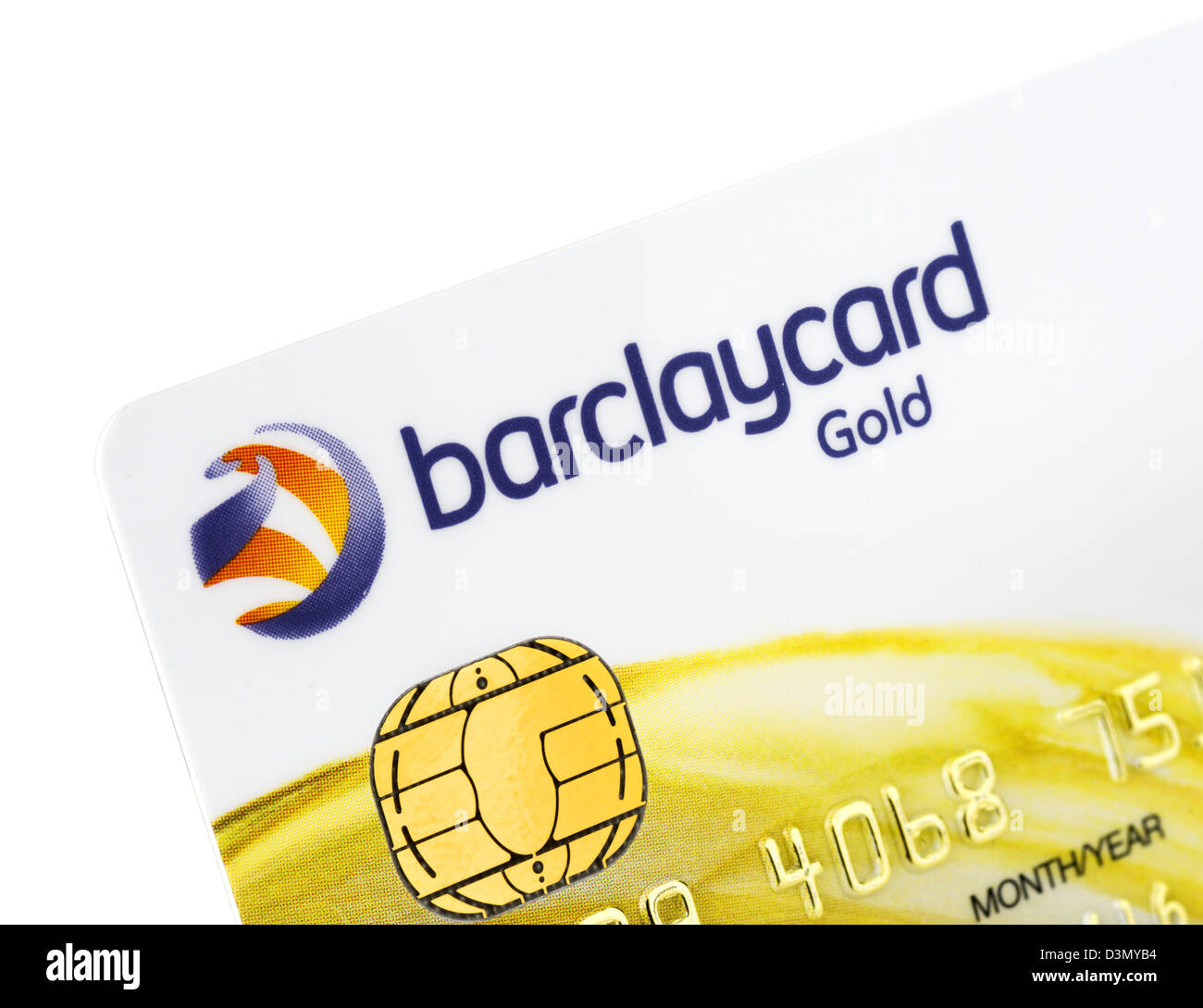 Barclaycard Visa Gold carta di credito emessi nel REGNO UNITO Foto Stock