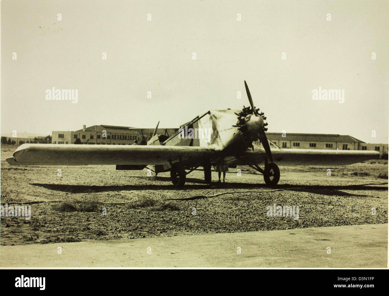 La Dole Air Race ha visto il Tremaine Humming Bird Aircraft, pilotato dagli aviatori G.D. Covell e R.S. Waggener, in uno storico evento di aviazione attraverso il Pacifico. Foto Stock