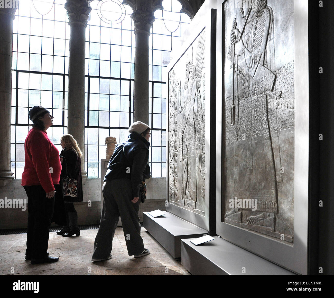 L'antica arte della hall del Mediterraneo, che è parte della nuova espansione alla Yale University Art Gallery. New Haven CT Foto Stock