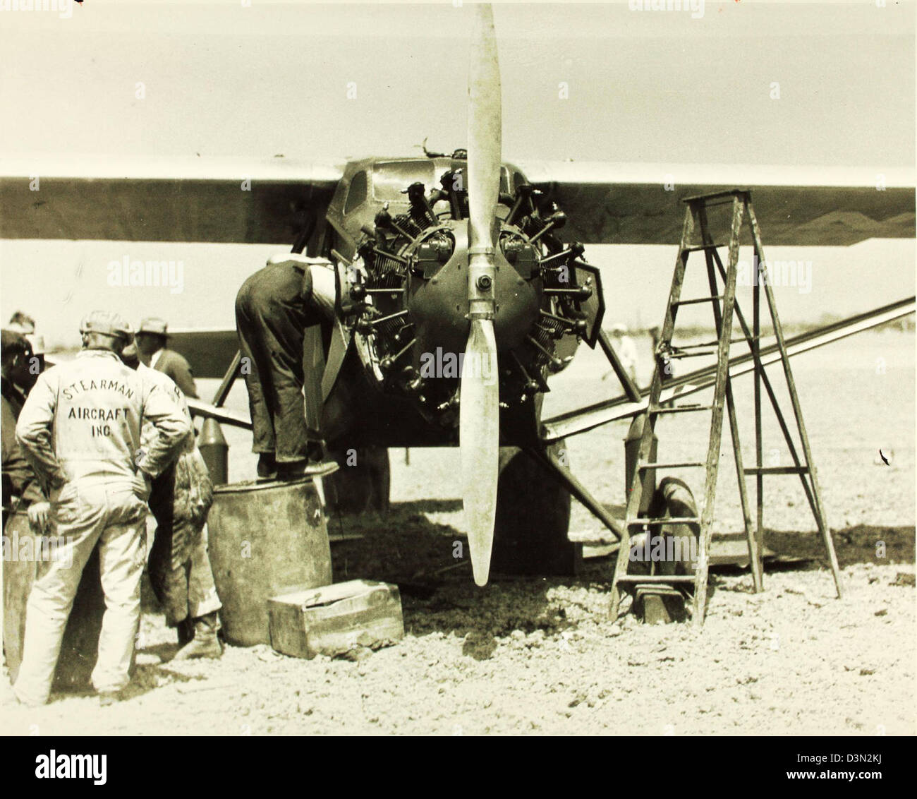La Dole Air Race, con lo Swallow Airplane, pilotato da Alvin Eichwaldt e William Erwin, mostra l'aviazione storica degli anni '1920 Foto Stock