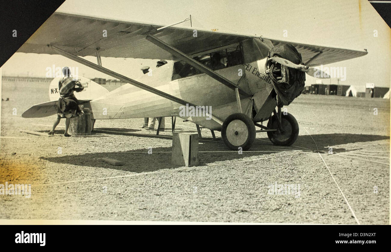 La Dole Air Race è stata una storica competizione aeronautica che ha sfidato i piloti con un volo a lunga distanza dalla California alle Hawaii. Aerei come il Goddard Special El Encanto parteciparono, con aviatori di rilievo come Kenneth Hawkins e Norman Goddard. Foto Stock
