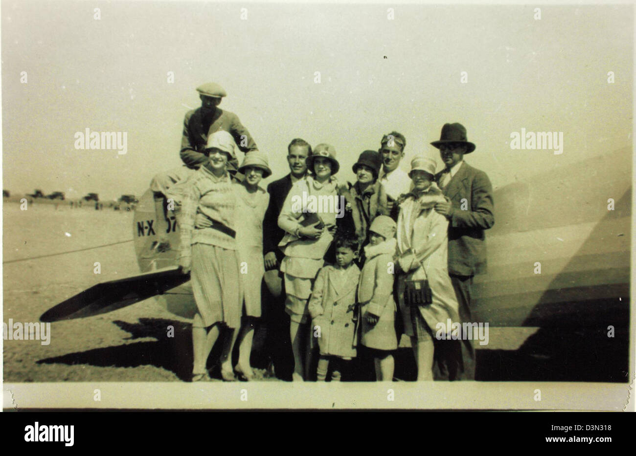 La Dole Air Race, uno storico evento aeronautico, coinvolse aerei come lo Swallow Dallas Spirit, pilotato da Norman A. Goddard e K.C. Hawkins, che gareggiarono dalla California alle Hawaii nei primi anni '1920 Foto Stock