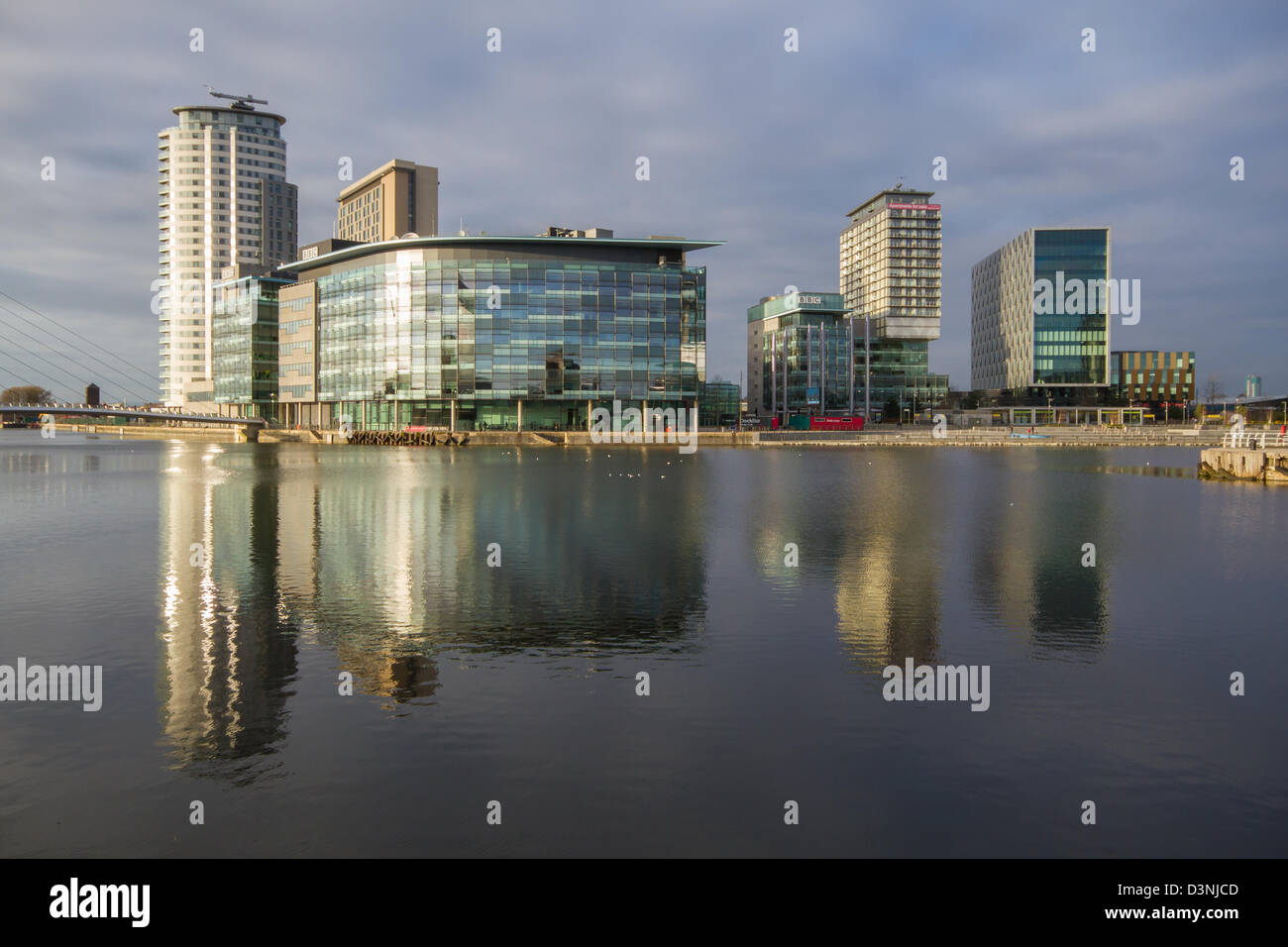 Il BBC Television Studios a MediaCity a Salford. Foto Stock