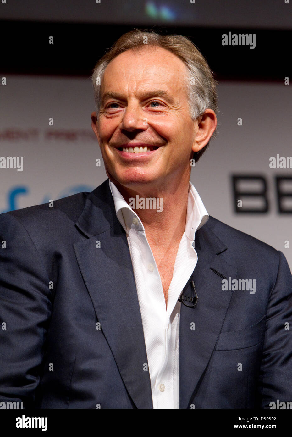 Tony Blair ex Primo Ministro Foto Stock