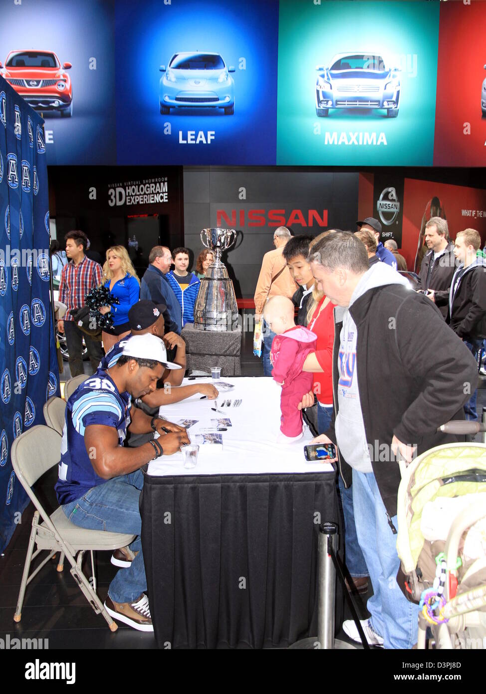 Toronto Argonauts giocatori di calcio Foto Stock
