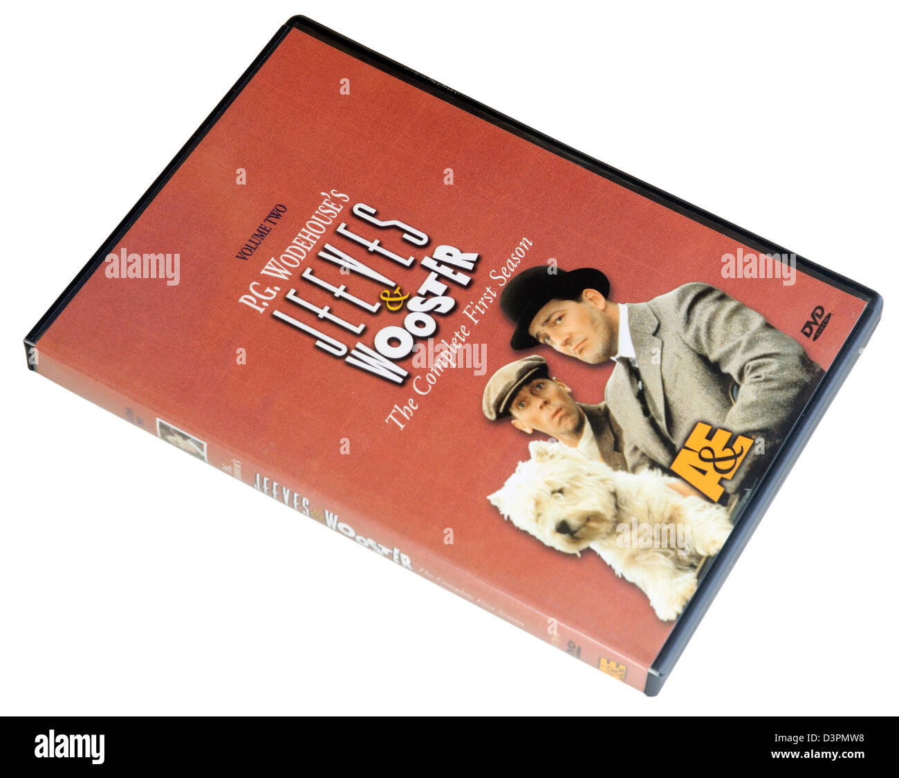 Stephen Fry e Hugh Laurie Jeeves e Wooster DVD Foto Stock