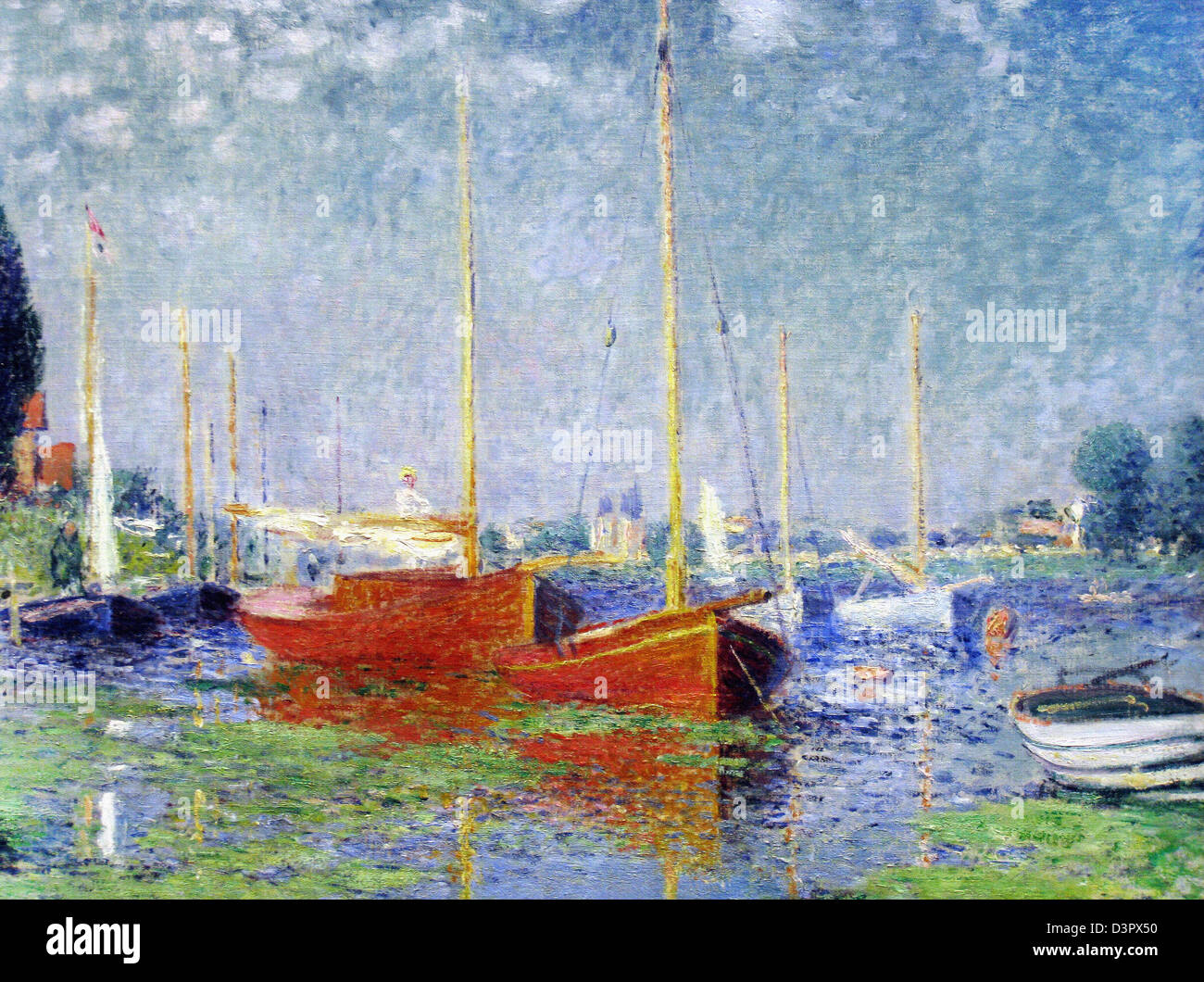 Claude Monet, Argenteuil, 1875, il Musée de l'Orangerie, Parigi. Olio su tela. Foto Stock