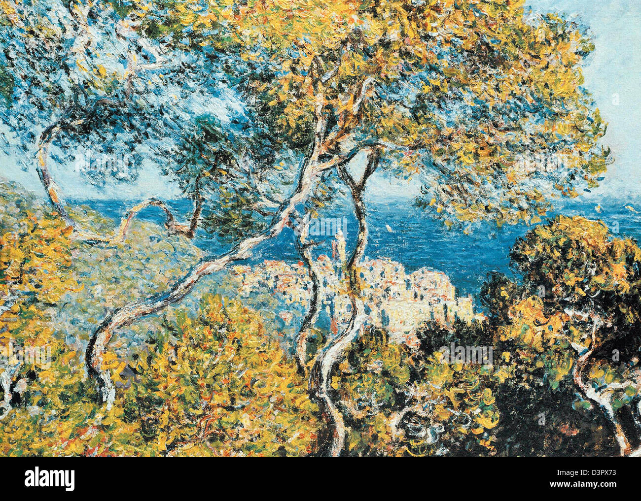 Claude Monet, Bordighera, 1884, l'Art Institute of Chicago, Illinois. Olio su tela. Foto Stock