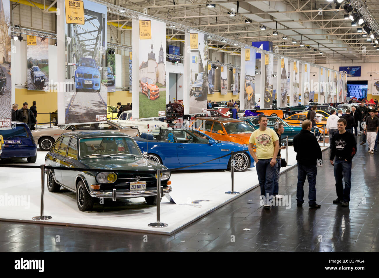 Essen, Germania, auto classiche presso la Fiera di Essen Motor Show Foto Stock