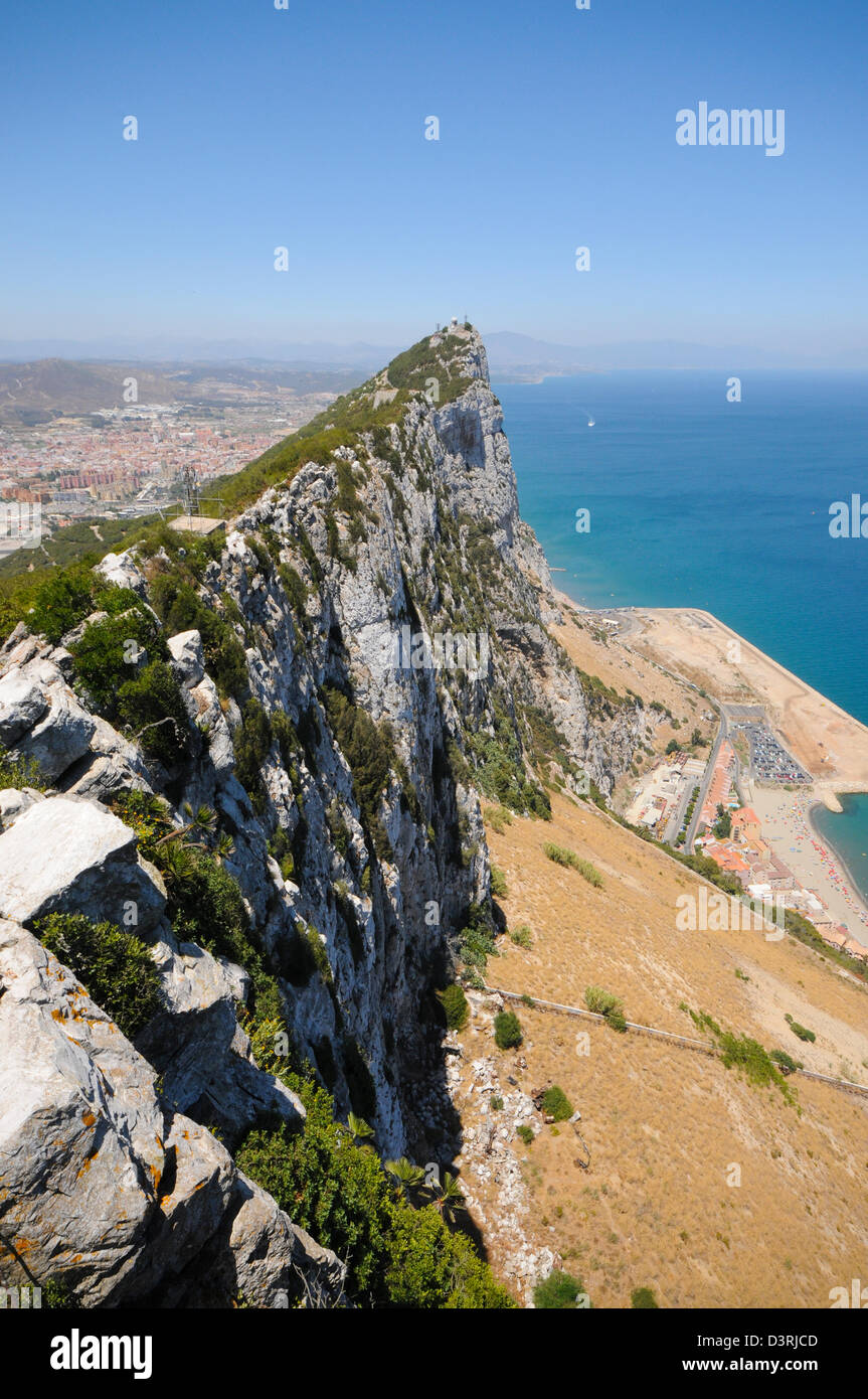Rocca di Gibilterra, Mediterranea Foto Stock
