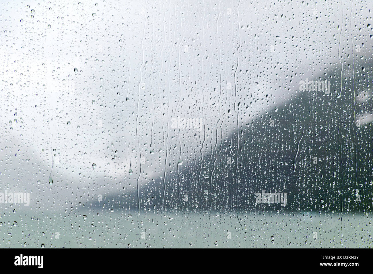 Visualizzare le finestre grandi, Boggs Visitor Center, Lago di Portage Portage Glacier, Chugach National Forest, Portage, Alaska, STATI UNITI D'AMERICA Foto Stock