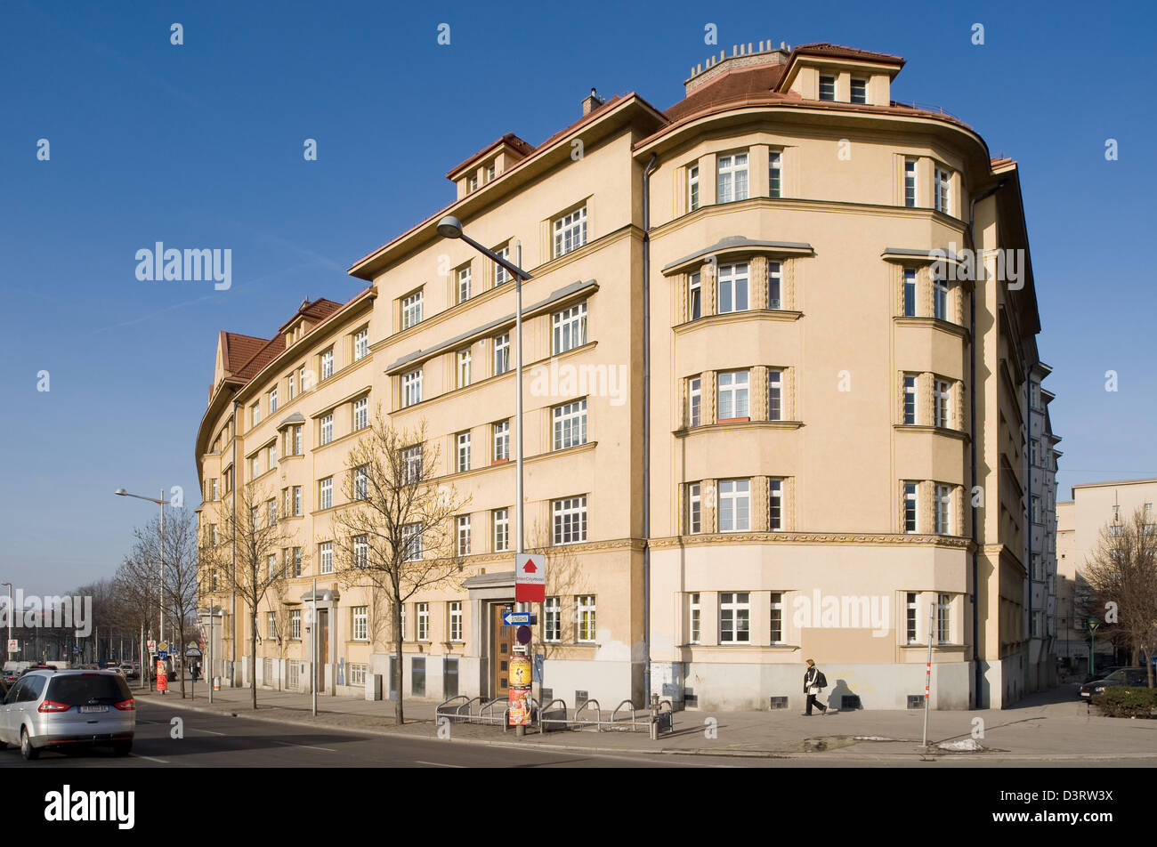 Vienna, Austria, Metzleinstaler tribunale di Vienna Margareten Foto Stock