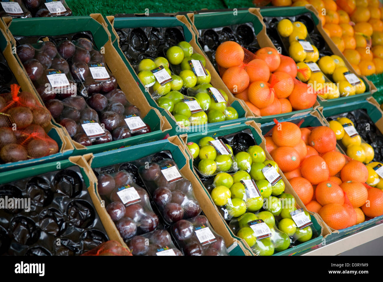Frutta e verdura in vendita a Sydney Foto Stock