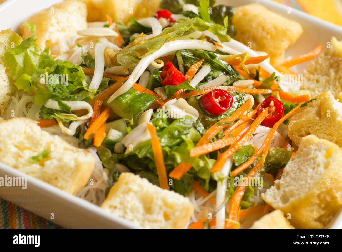 Bún Chay, il vietnamita insalata di pasta Foto Stock