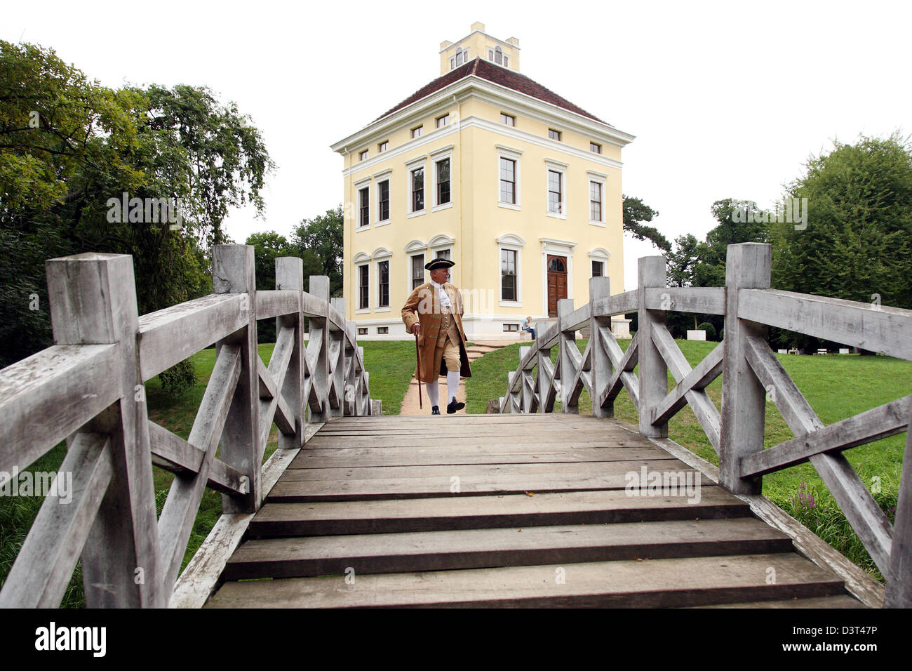 Dessau, Germania, Luisium Palazzo nel Regno giardino di Dessau-Woerlitz Foto Stock