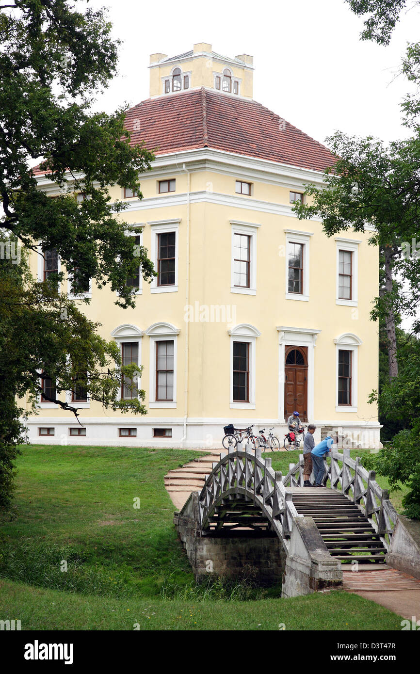 Dessau, Germania, Luisium Palazzo nel Regno giardino di Dessau-Woerlitz Foto Stock
