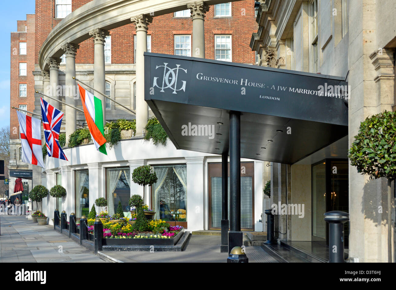 Mayfair Grosvenor House hotel gestiti da Marriott International Foto Stock