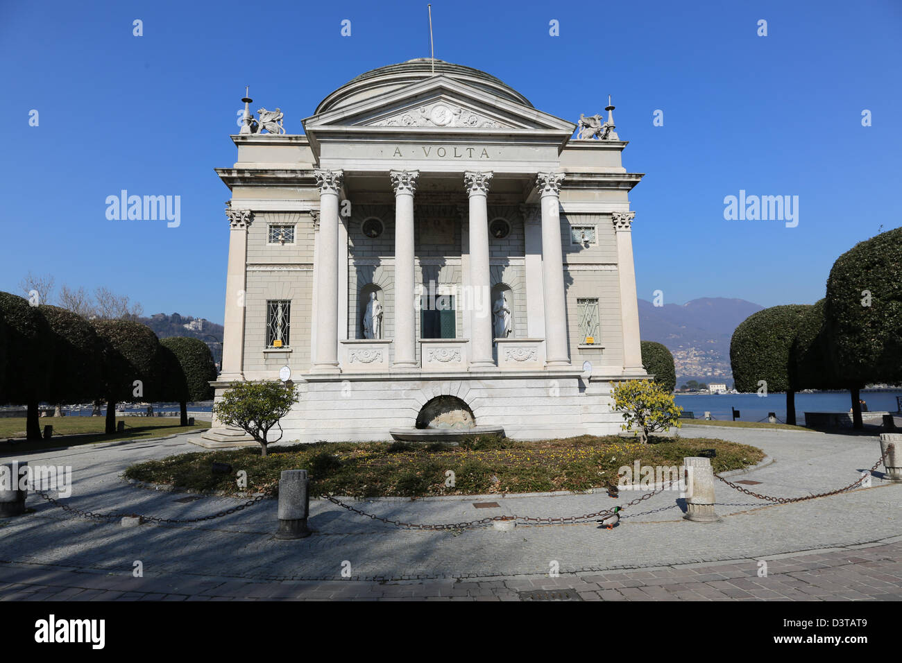 L'Italia, Lombardia, Como, Tempio Voltiano Foto Stock