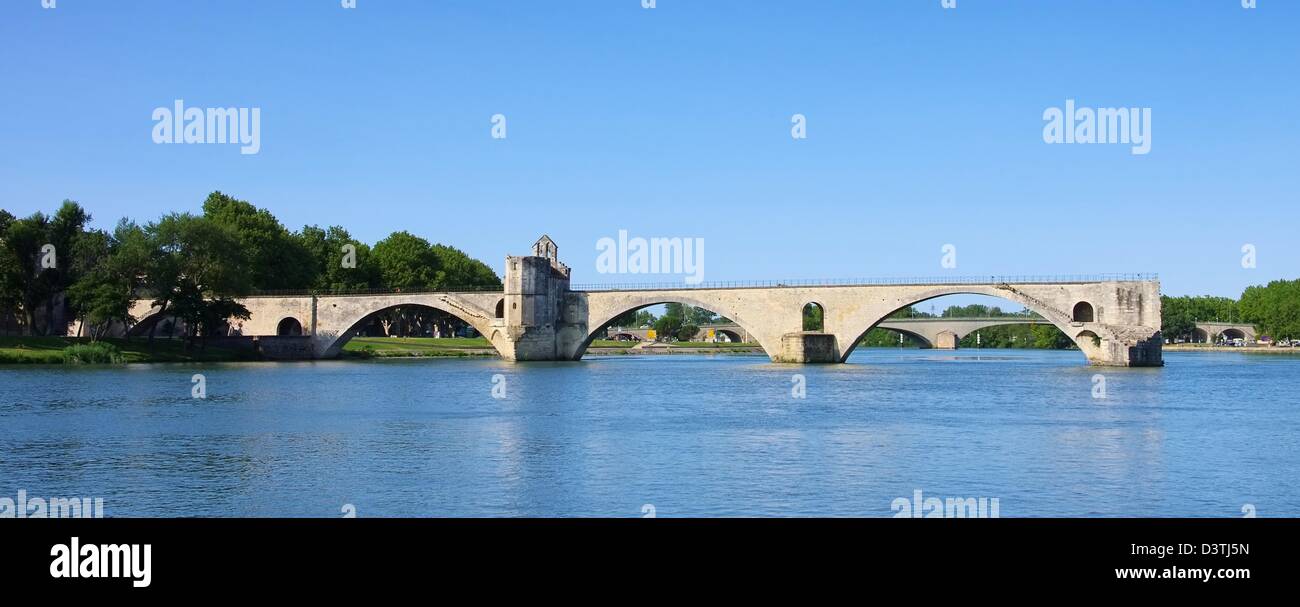 Avignon Bruecke - Ponte di Avignone 03 Foto Stock