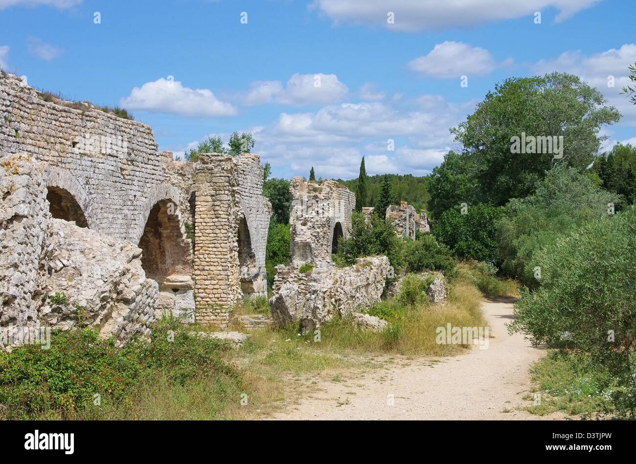 Barbegal Aquaedukt - Acquedotto Barbegal 06 Foto Stock