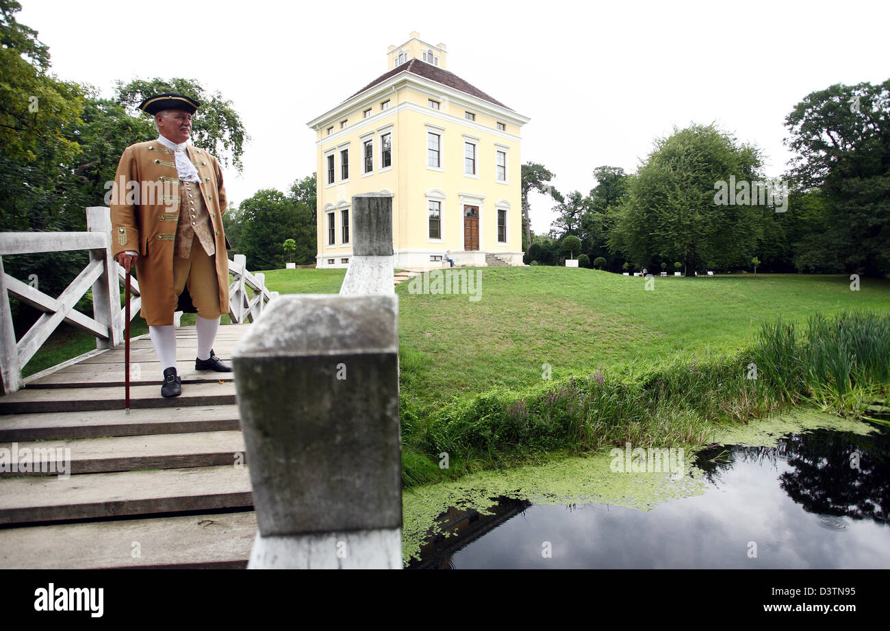 Dessau, Germania, Luisium Palazzo nel Regno giardino di Dessau-Woerlitz Foto Stock