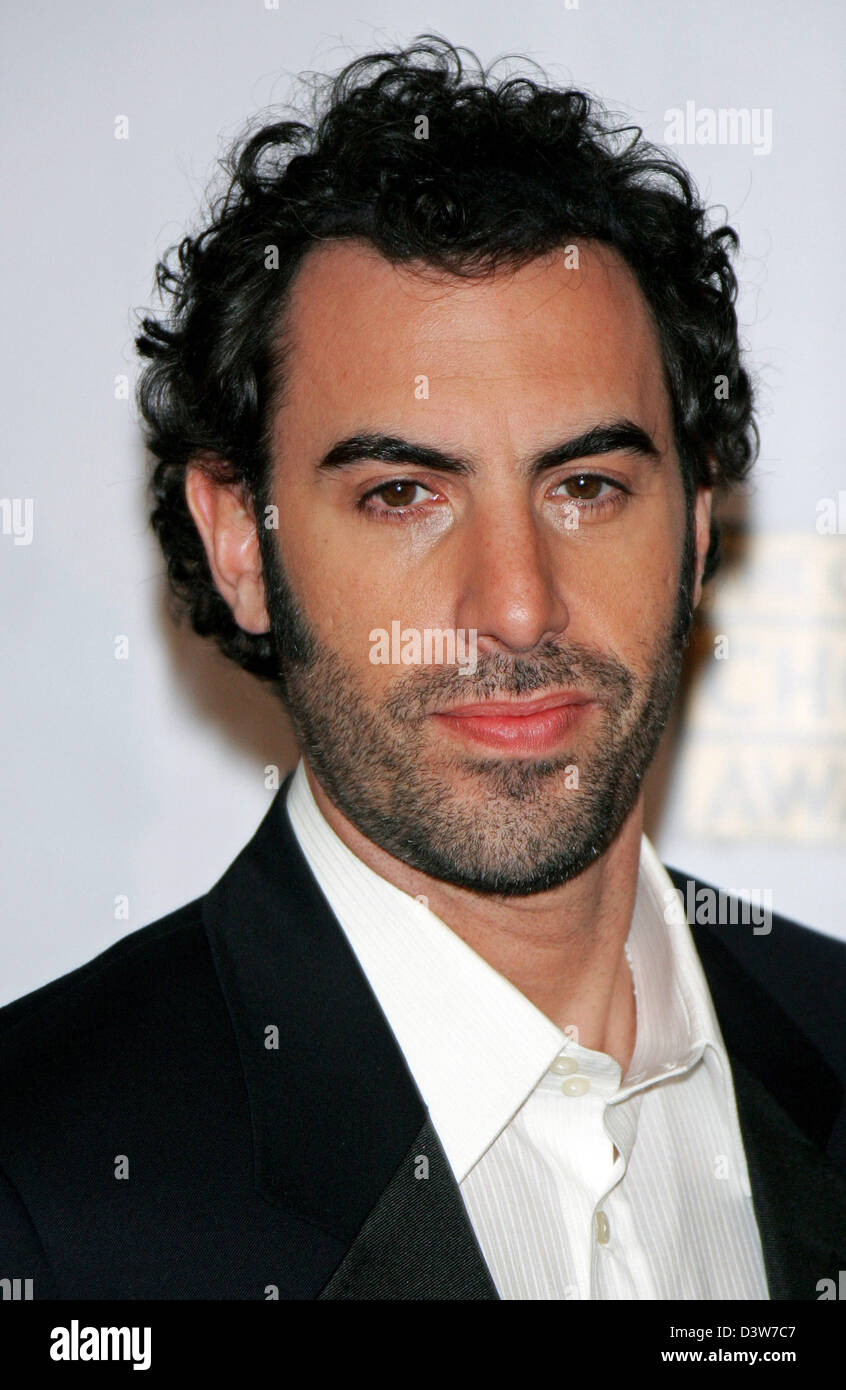 "Borat' sacha baron cohen arriva per la cerimonia di premiazione del XII critico le Choice Awards a Los Angeles, Stati Uniti d'America, venerdì 12 gennaio 2007. Foto: Hubert Boesl Foto Stock