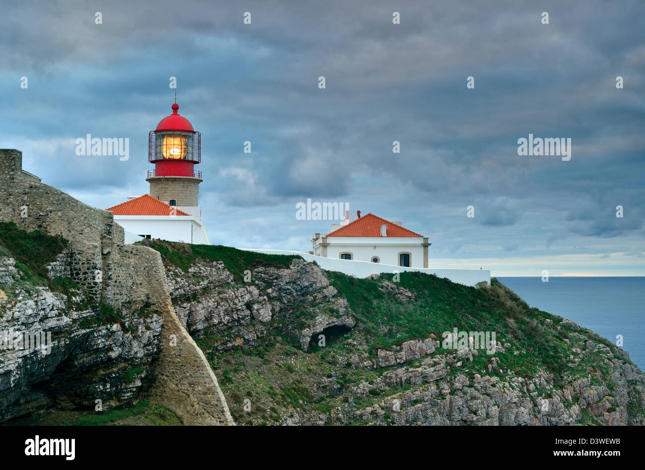 Il Portogallo, Algarve Faro: Saint Vincent a Capo San Vincenzo Foto Stock