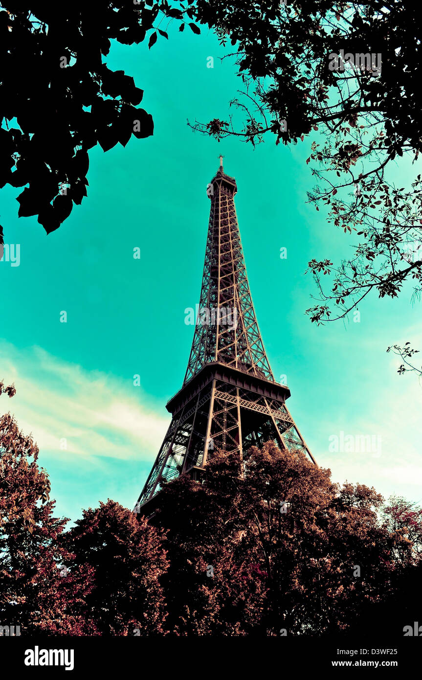 La torre è il più importante simbolo di Parigi e la Francia Foto Stock