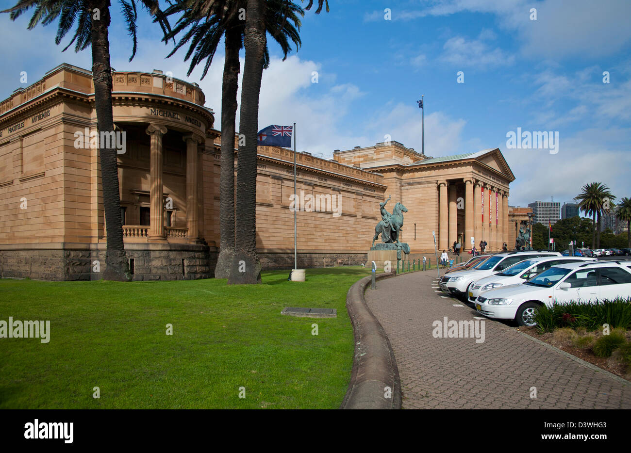 New South Wales Art Gallery di Sydney. Foto Stock