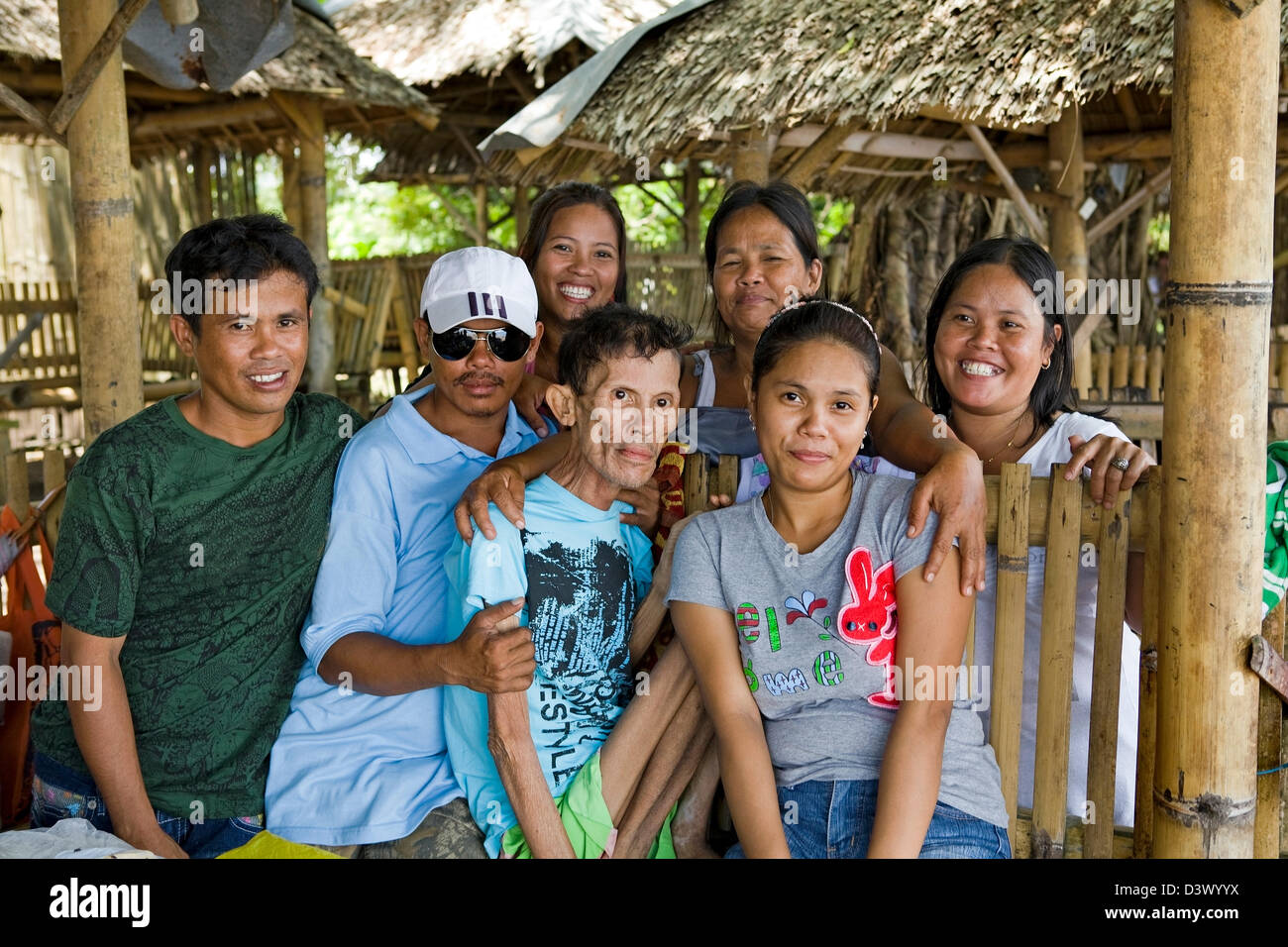 Isole Filippine Ritratto di famiglia Foto Stock