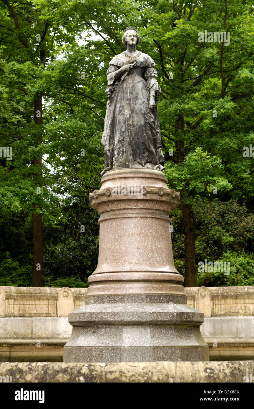 La principessa Henri des Pays-Bas statua nel parco, Lussemburgo Foto Stock