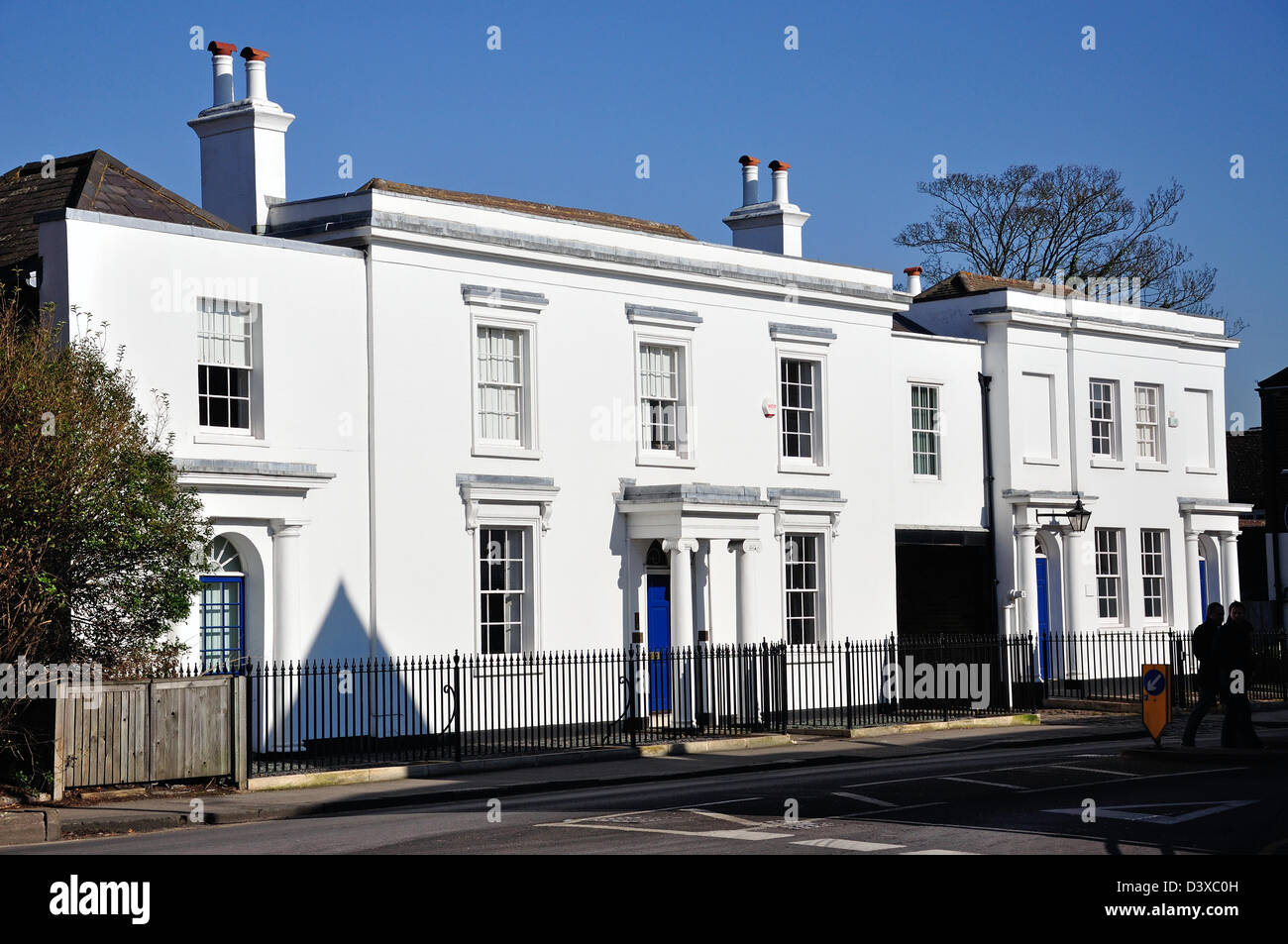 Periodo edificio per uffici per London Street, Chertsey, Surrey, England, Regno Unito Foto Stock