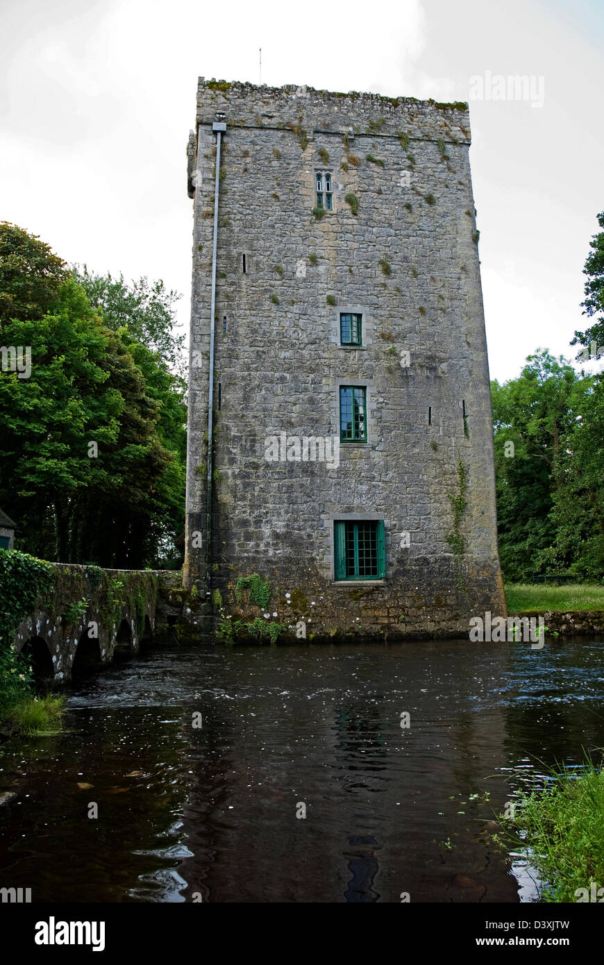 Thoor Ballylee, Ballylee castello, Torre Normanna House, casa del poeta, W.B. Yeats, Gort, Co Galway, Irlanda Foto Stock
