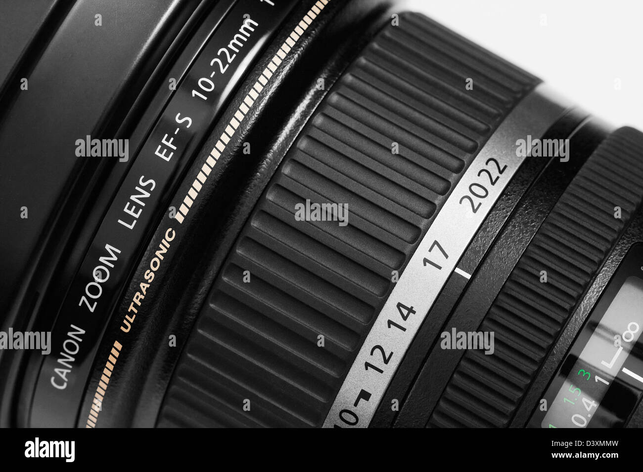 Cannone EF-S 10-22mm f3.5 4-5 obiettivo grandangolare Foto Stock