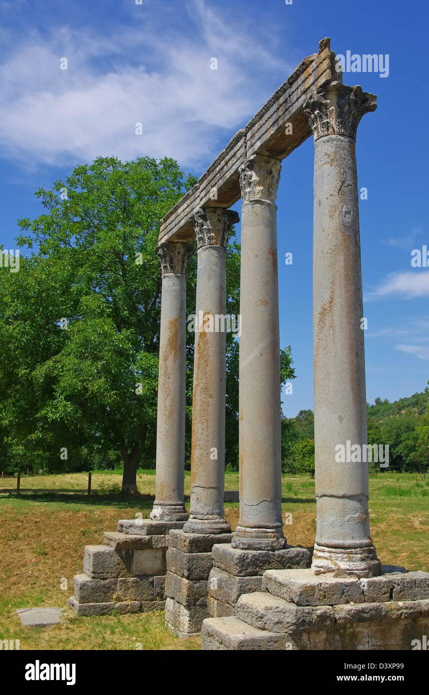 Riez roemischer Tempel - Riez tempio romano 02 Foto Stock