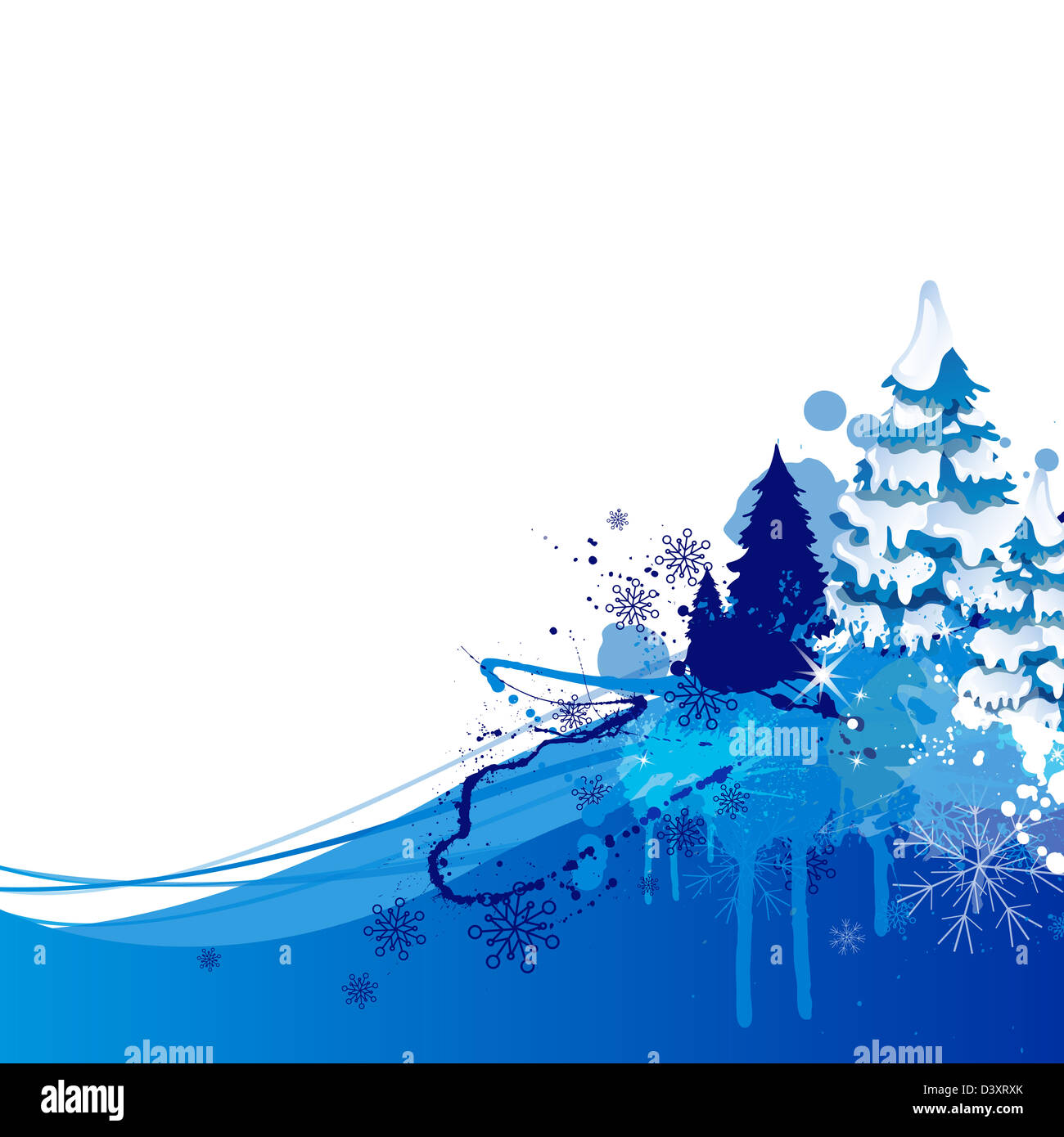 Cartolina di Natale Foto Stock