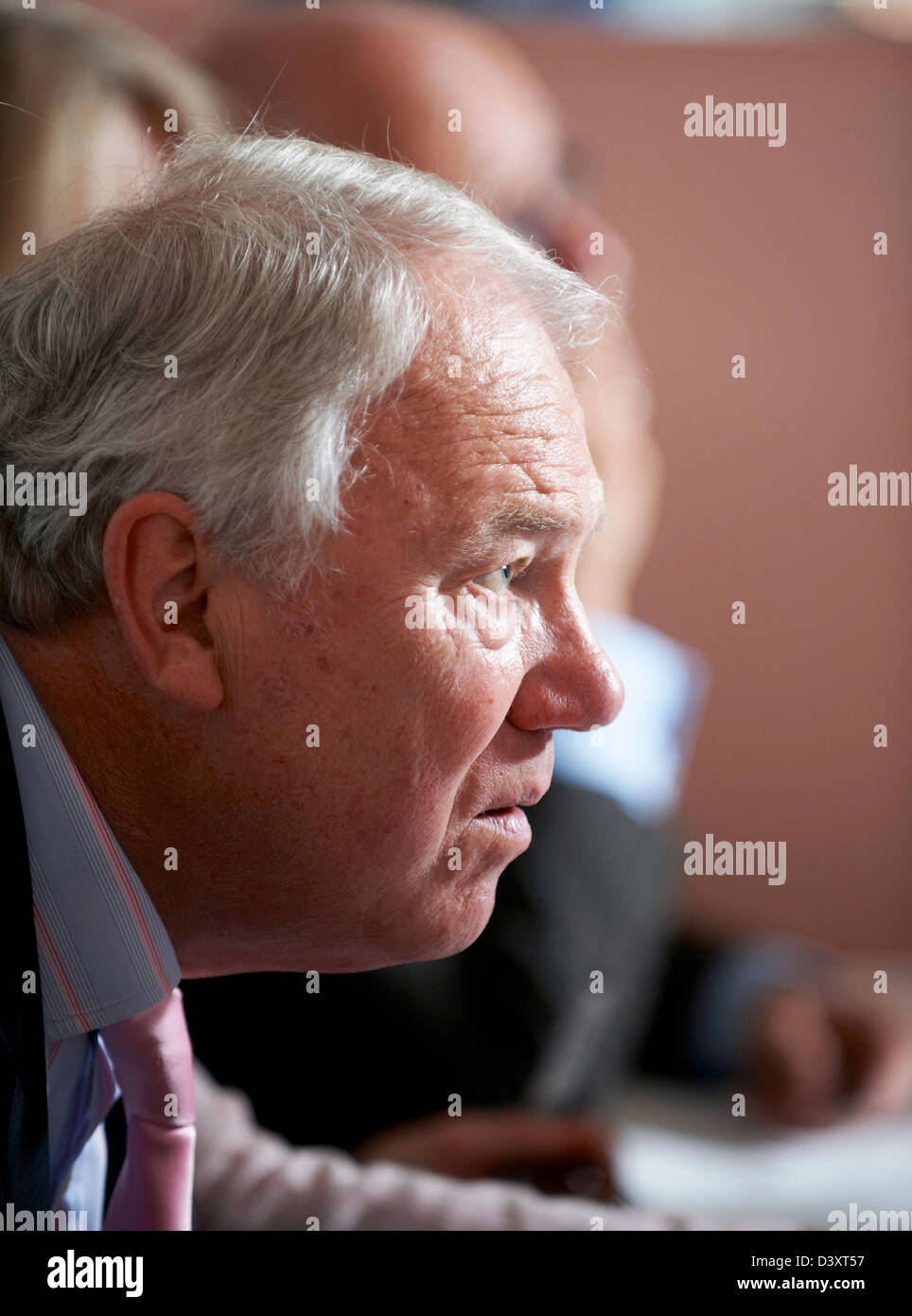 Peter Sissons al oldie pranzo letteraria Foto Stock