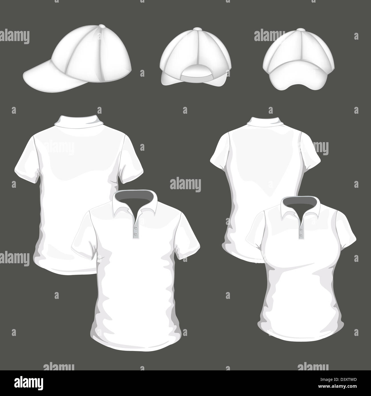 T-Shirt Design Template Foto Stock