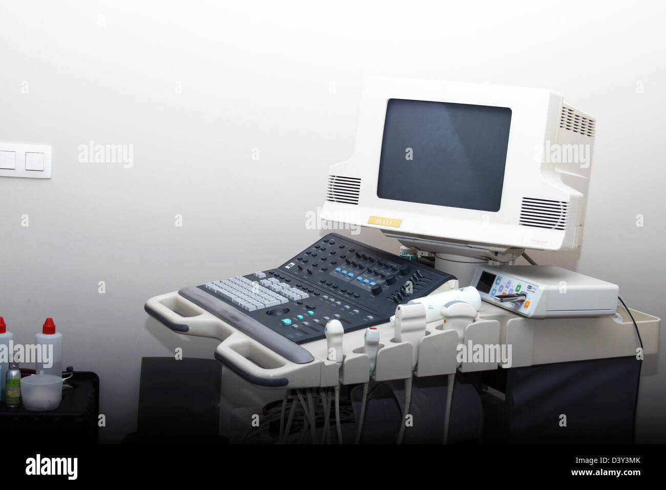Ecografia veterinario / monitor Foto Stock