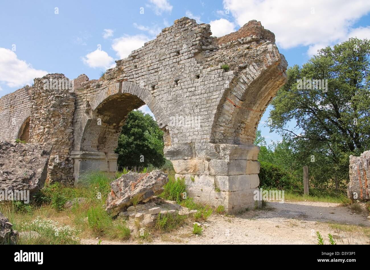 Barbegal Aquaedukt - Acquedotto Barbegal 07 Foto Stock