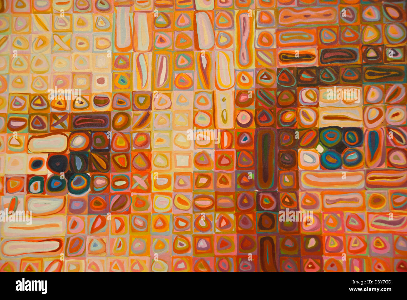 Introduzione alla raccolta di Fisher: "Agnes' (close up) da Chuck vicino al Museo di Arte Moderna di San Francisco, California Foto Stock