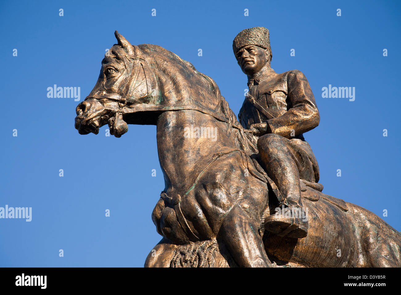 Monumento di Ataturk, amasya, Anatolia, Turchia, Asia Foto Stock