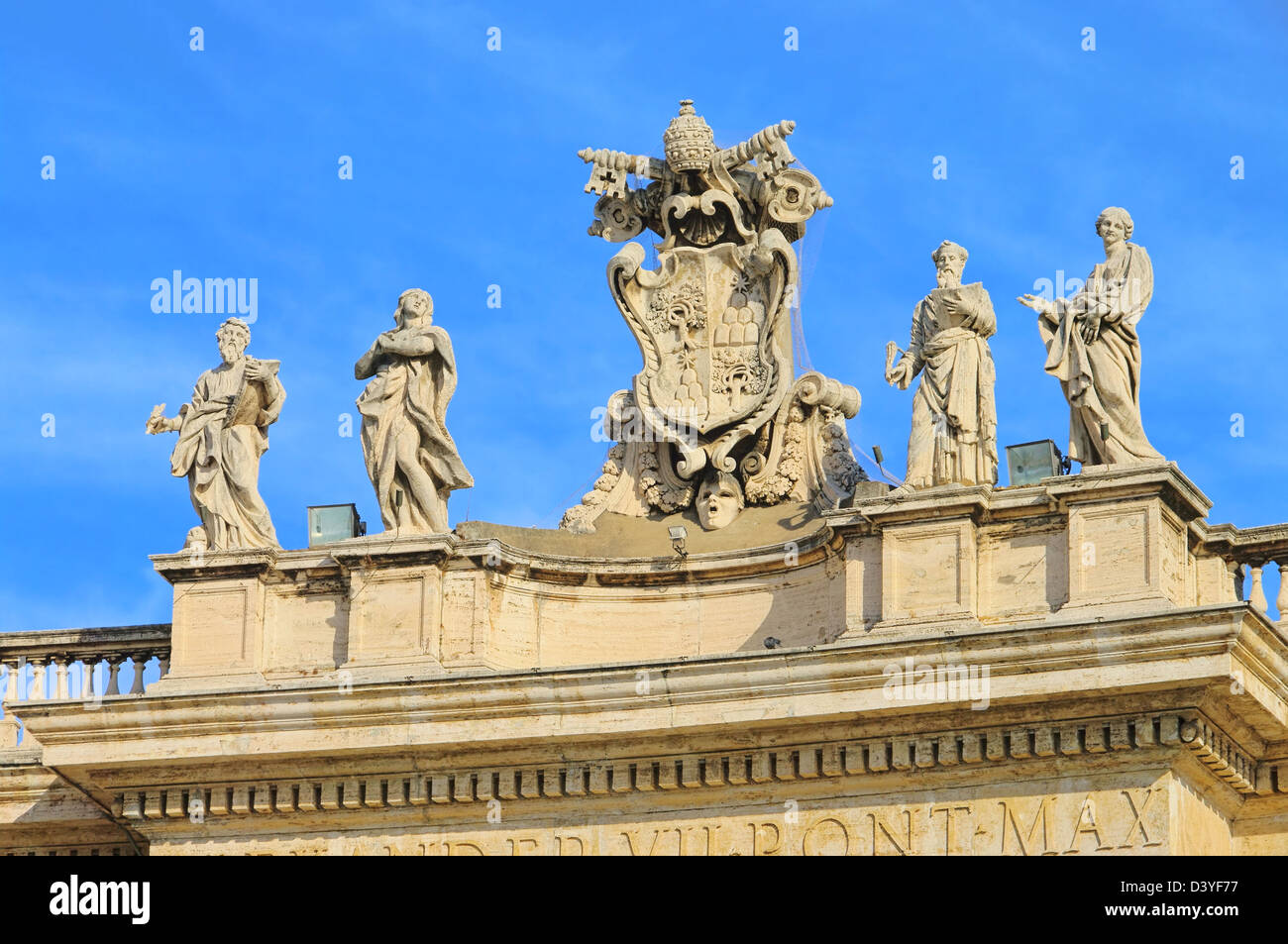 Rom Vatikan Skulptur - Roma scultura in Vaticano 01 Foto Stock
