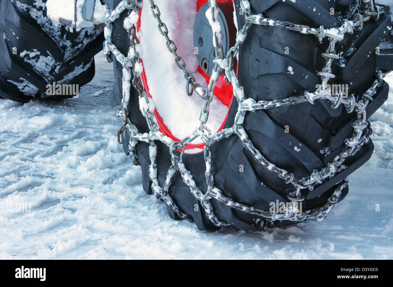 Schneekette - catena da neve 01 Foto Stock