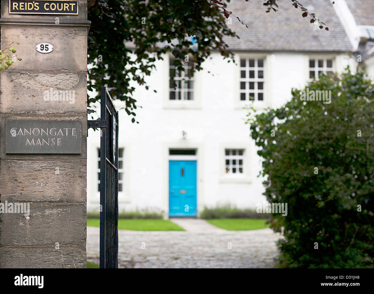 Canongate Manse. Edimburgo. Scozia.UK Foto Stock